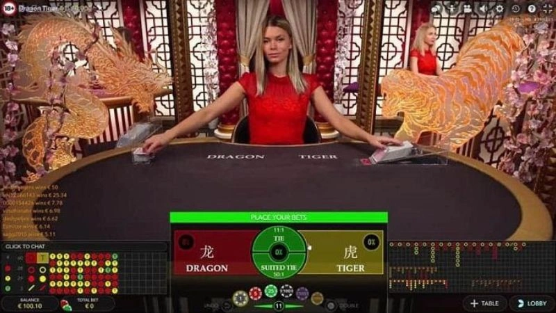 Siêu phẩm Rồng Hổ online trên Kimsa