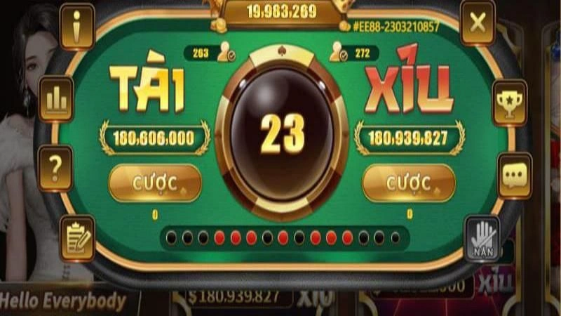 Tựa game Tài Xỉu thu hút nhiều người tham gia